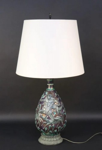 Jean Mayodon (1893-1967) - Lamp vase - Art Deco ceramic - 