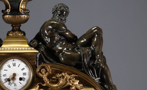 Horology  - Important Napoleon II clock, allegory Of Day And Night