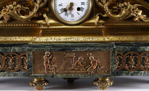 19th century - Important Napoleon II clock, allegory Of Day And Night