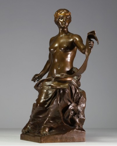 Sculpture  - Georges Bareau (1866-1931), Allegory Of History