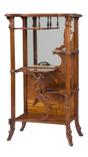 Émile Gallé - Dragonfly Shelf, Art Nouveau furniture