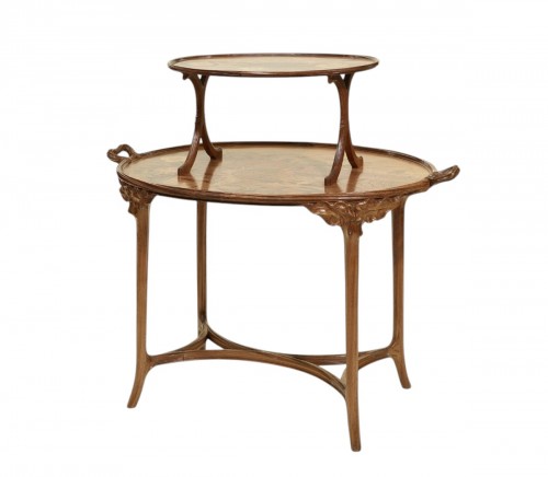 Emile Gallé, Tea Table, Art Nouveau Furniture