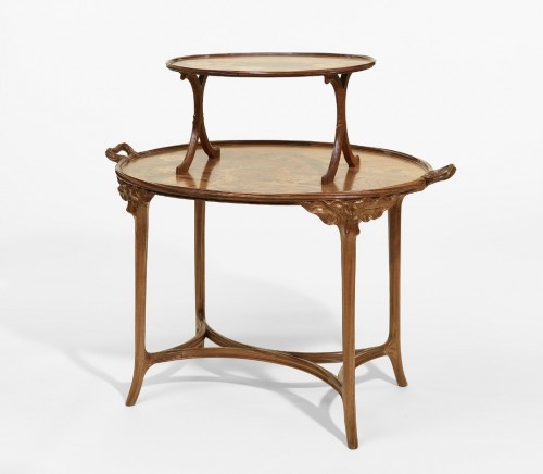 Emile Gallé, Table à Thé, Mobilier Art Nouveau - Mobilier Style Art nouveau