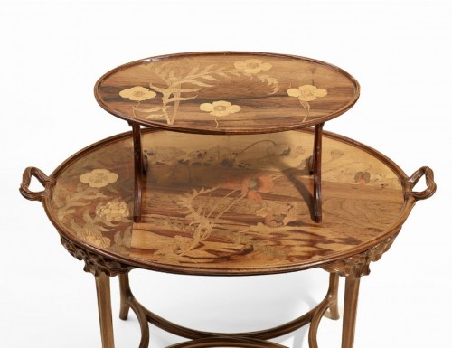 Mobilier Table & Guéridon - Emile Gallé, Table à Thé, Mobilier Art Nouveau