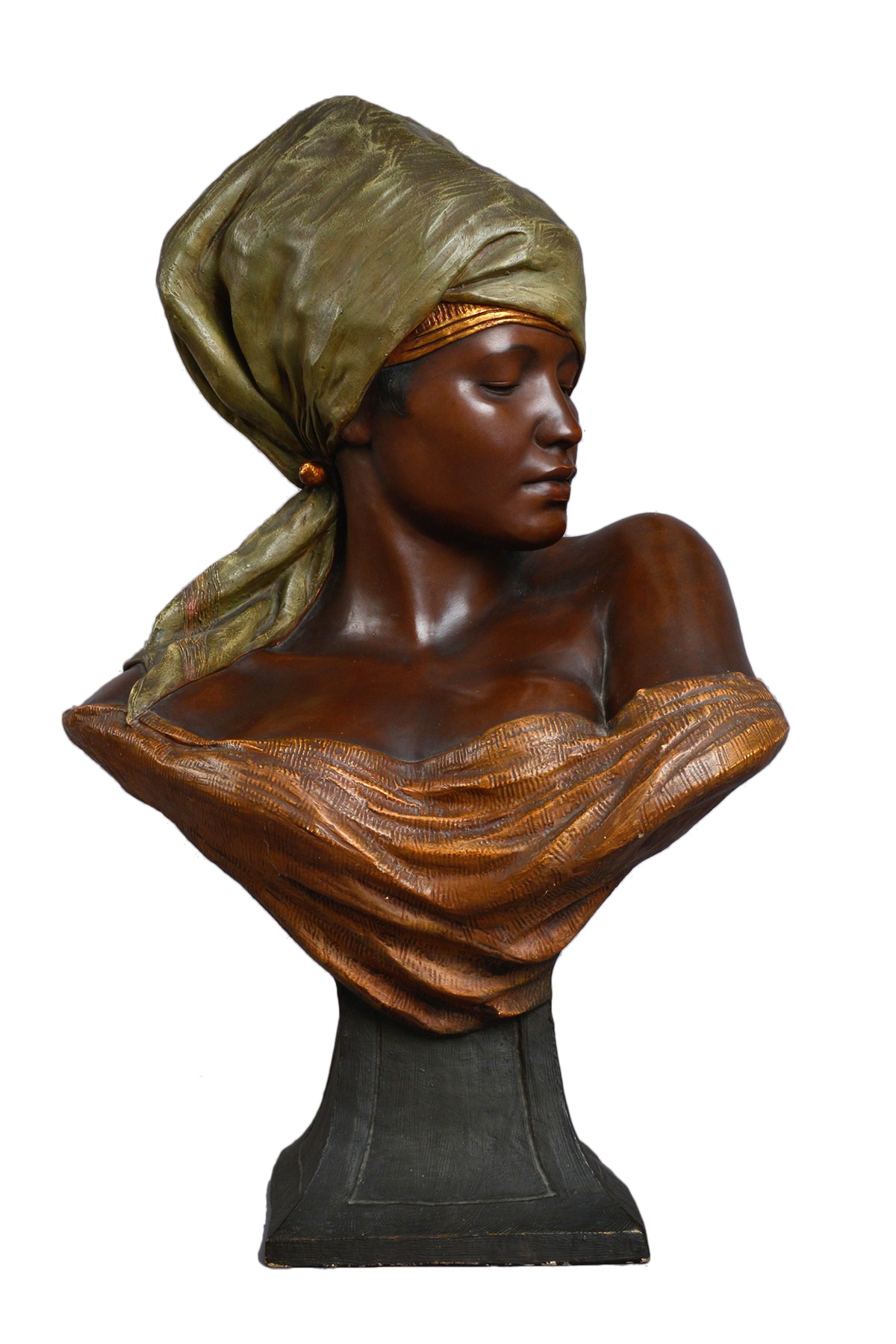 Goldscheider, terracotta of a bust of berber woman - Ref.84718