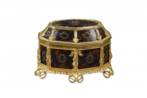 Vintage Brass Clam Shell Decorative Box at 1stDibs