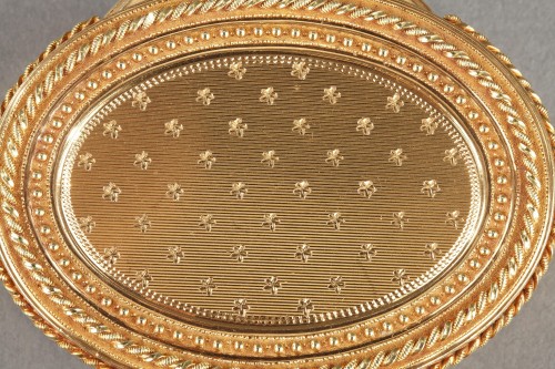  - 18th century oval gold tabatiere by Claude François Thierry