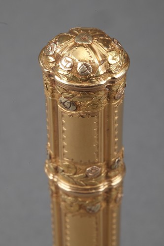 18th century - Gold Wax case, Louis XV period, master goldsmith Nicolas Durier