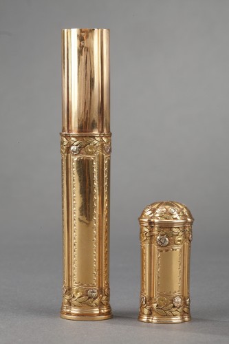 Louis XV - Gold Wax case, Louis XV period, master goldsmith Nicolas Durier