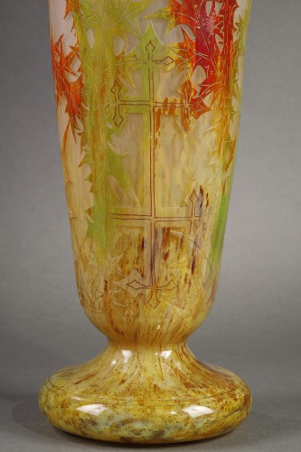 Grand vase Daum de commémoration, 1914 - Art nouveau