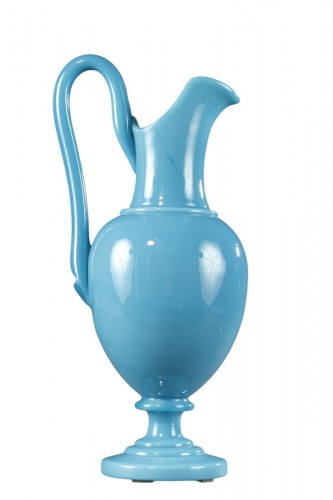 Charles X blue opal crystal ewer