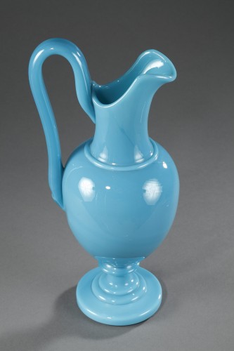 Charles X blue opal crystal ewer - 