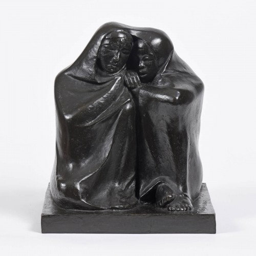 T. KOCHIN (XXe) - Jeunes Bédouines - Sculpture Style 
