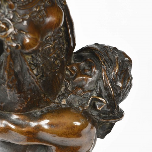 Sculpture Sculpture en Bronze - Théodore RIVIÉRE (1857-1912) - Cartage ou Salammbô et Matho