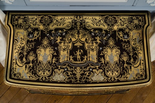17th century - Exceptional Boulle marquetry commode attributed to Nicolas Sageot