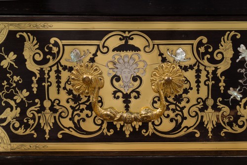 Antiquités - Exceptional Boulle marquetry commode attributed to Nicolas Sageot