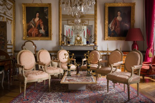 Suite de six fauteuils estampillés George Jacob - Sièges Style Louis XVI