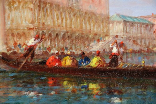Paintings & Drawings  -  French school of the 19th century. Venice, view of the Doge&#039;s Palace