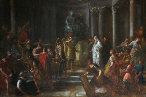 18th century - Arnould de Vuez (1644-1720) , Alexander the Great and the Gordian knot