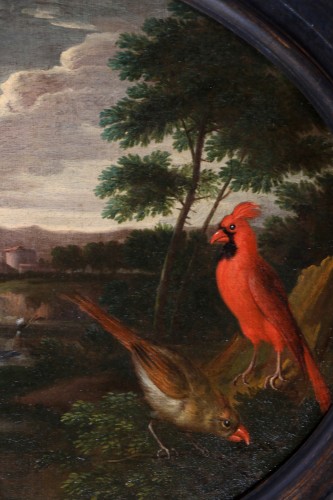 Paysage animalier, attribué à Gillis Claesz de Hondecoeter (1575-1638)  - Galerie PhC