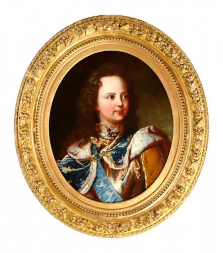 Portrait du jeune Louis XV., Hyacinthe Rigaud (1659-1743) et son atelier