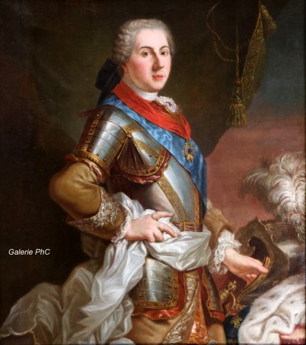 Tableaux et dessins Tableaux XVIIIe siècle - Portrait du Dauphin de France, attribué à Louis Michel Van Loo (1707 - 1771)