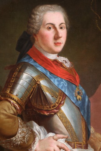 Portrait du Dauphin de France, attribué à Louis Michel Van Loo (1707 - 1771) - Galerie PhC