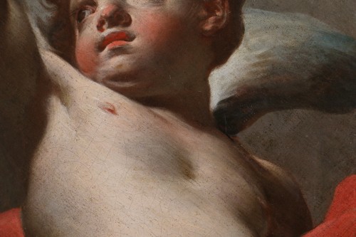 Francesco de Mura (1696-1782) Allegorical scene with putti - Louis XV