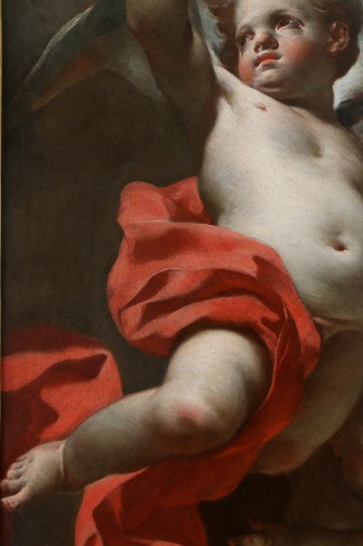 Antiquités - Francesco de Mura (1696-1782) Scène allégorique aux putti