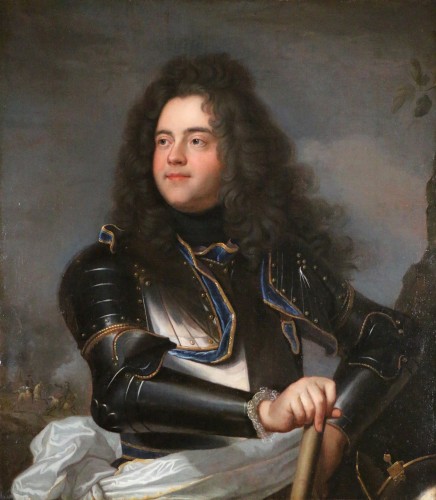 Portrait du comte d’Evreux vers 1705, Hyacinthe Rigaud (1659-1743) et son atelier - Tableaux et dessins Style Louis XIV