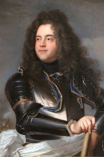 Tableaux et dessins Tableaux XVIIIe siècle - Portrait du comte d’Evreux vers 1705, Hyacinthe Rigaud (1659-1743) et son atelier