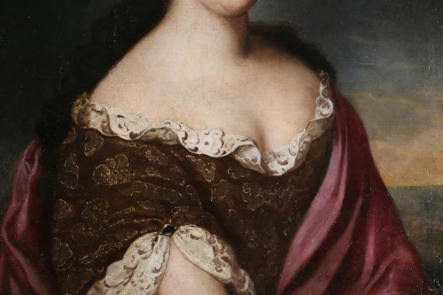 XVIIe siècle - Jacob Ferdinand Voet (1639-1689), portrait d’Hortense Mancini