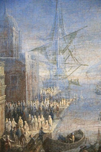 Antiquités - Giovanni Grevenbroeck dit Il Solfarolo (vers 1650 – 1699) Marine