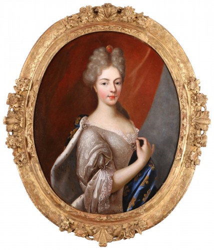 Portrait of Marie-Adélaïde of Savoy - Pierre Gobert (1662-1744) and workshop