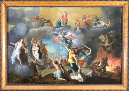 The Last Judgment, 17th-century Northern School after Christoph Schwarz (1541-1592)