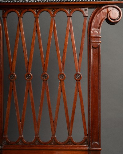 A Louis XVI mahogany chaise ponteuse à l&#039;étrusque by Georges Jacob - 