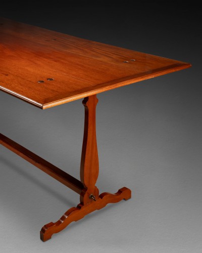 A solid mahogany campaign table, early 19th century - Furniture Style Empire