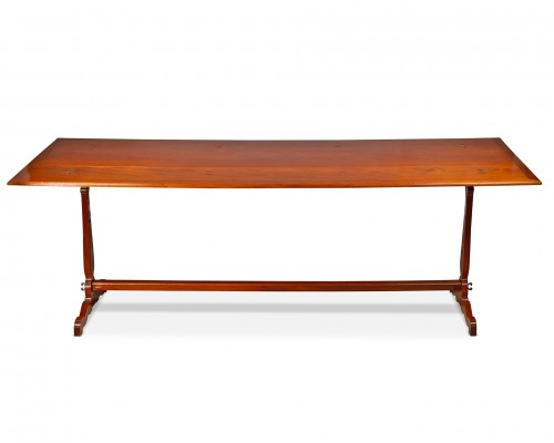 A solid mahogany campaign table, early 19th century - Empire