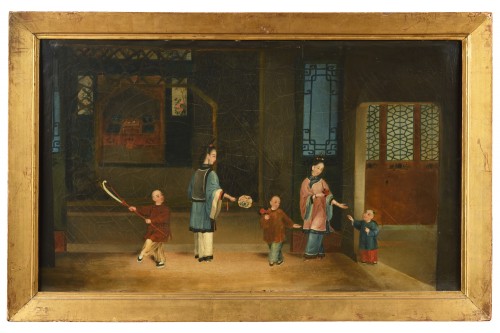 Scenes of life, China 1830 - Paintings & Drawings Style 