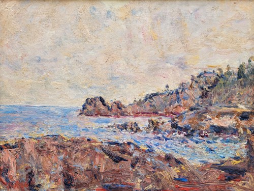 Paul KRON (1869-1936) - Bord de mer - Paintings & Drawings Style 