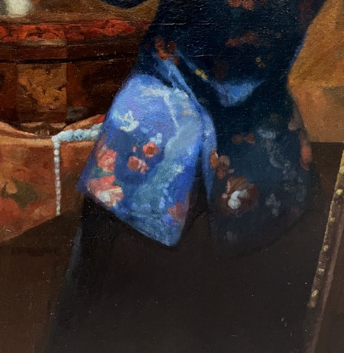 La femme en bleue - Georges Van ZEVENBERGHEN (1877-1968) - Galerie Saint Martin