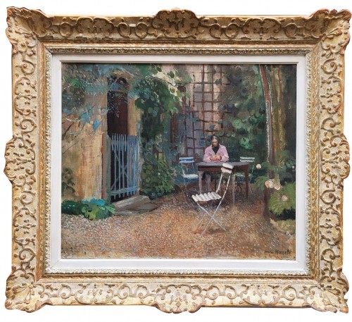 Willem van HASSELT (1882-1963) - Au jardin