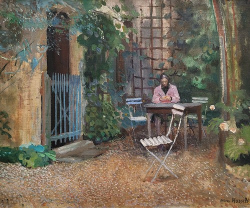 Willem van HASSELT (1882-1963) - Au jardin - Tableaux et dessins Style 