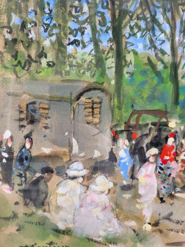 La fête foraine - Eugène MONTEZIN  (1874-1946) - Galerie Saint Martin