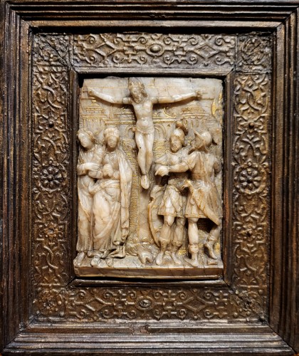 La Crucifixion, albâtre de Malines 17e siècle