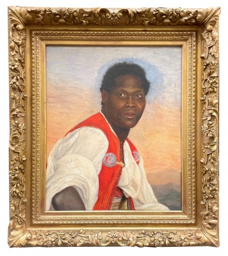 Portrait d'un jeune homme noir, XIXe siècle