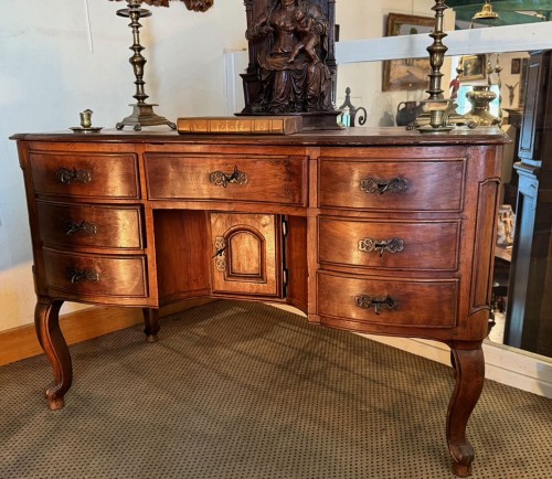 Regency pedestal desk - French Regence