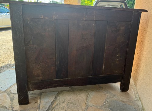 18th century - Louis XIV curved chest of drawers with knobs