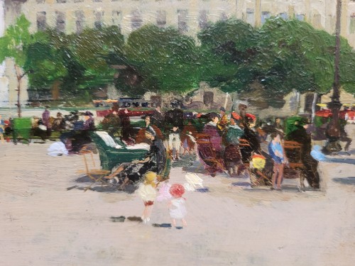 Lyon, Place Bellecour- André Devambez (1867-1944) - 