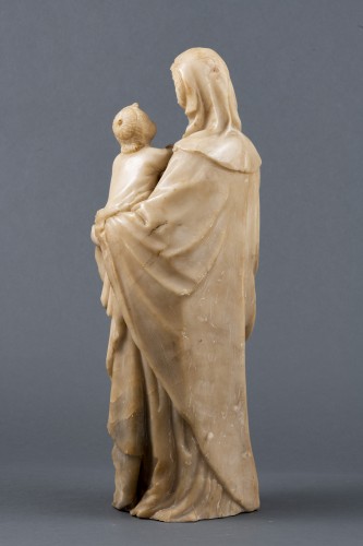 17th century - Virgin and Child in alabaster 